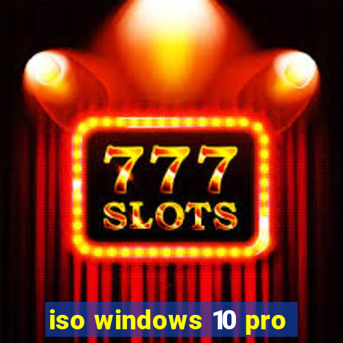 iso windows 10 pro