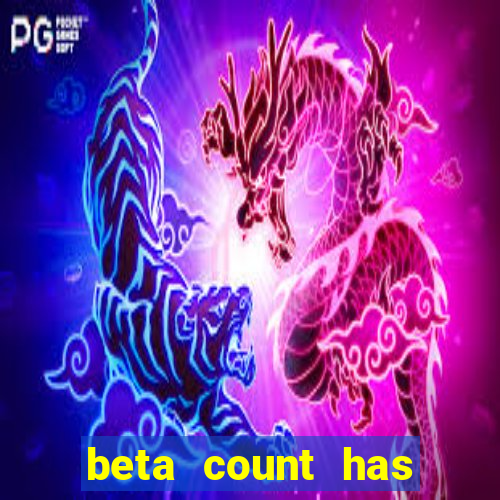 beta count has changed pt br