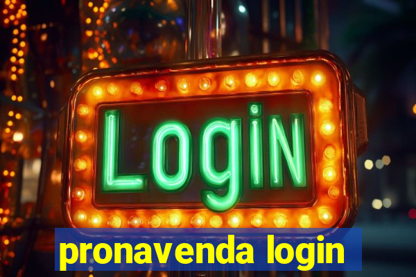 pronavenda login