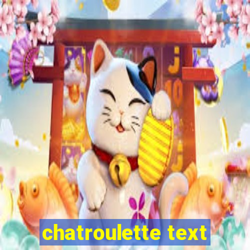 chatroulette text