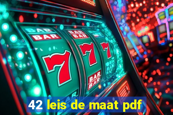 42 leis de maat pdf