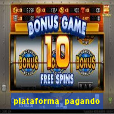 plataforma pagando bonus no cadastro