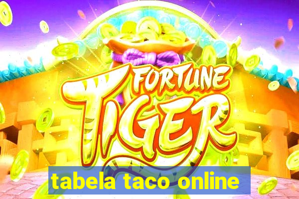 tabela taco online