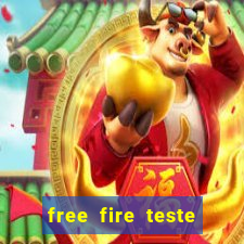 free fire teste grátis jogar agora