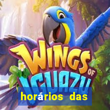 horários das plataformas de jogos