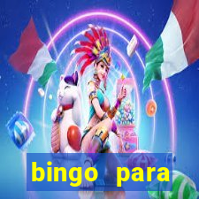 bingo para despedida de solteira para imprimir