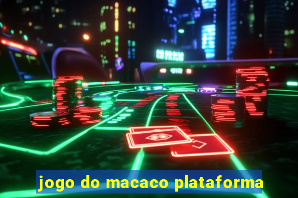 jogo do macaco plataforma